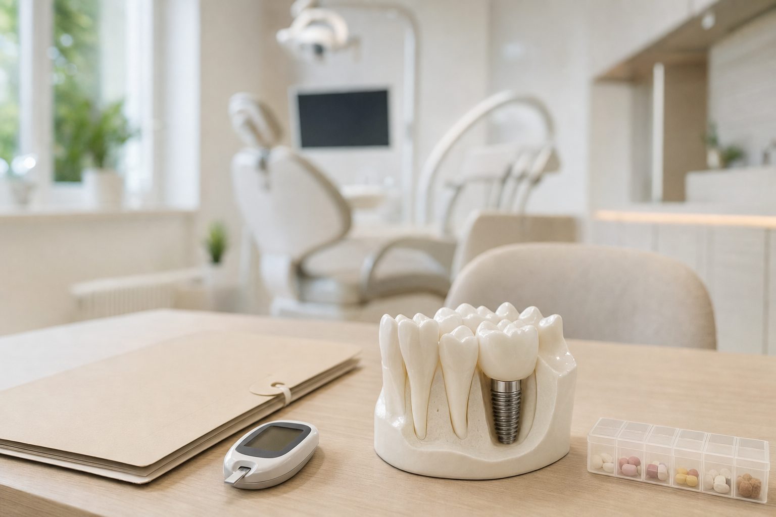 Am diabet sau iau anticoagulante: pot face implant dentar și ce trebuie să spun medicului înainte?
